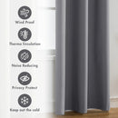 2pcs Modern 100% Blackout Curtain with Coated Lining, Curains for Bedroom, Living Room, Dining Room, Bathroom, Home Decor