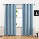 2pcs Modern 100% Blackout Curtain with Coated Lining, Curains for Bedroom, Living Room, Dining Room, Bathroom, Home Decor