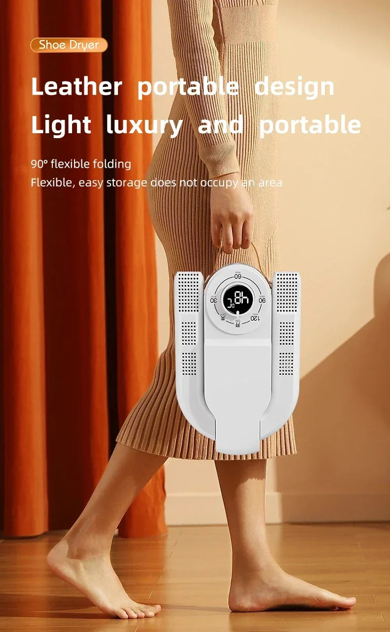 Q1 Intelligent Timer Shoe Dryer Adjustable Dryer Quick Drying Deodorizing Sterilizing Shoe Dryer Household Shoe Warmer Heater