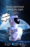 Astronaut LED Star Projector Night Light Galaxy Projectors Bluetooth Speaker for Bedroom Room Decor Kids Gift Starry Sky Lamp