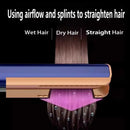 Secador e alisador de cabelo profissional 2 em 1