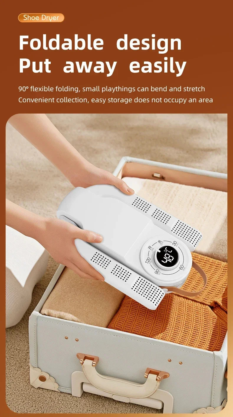 Q1 Intelligent Timer Shoe Dryer Adjustable Dryer Quick Drying Deodorizing Sterilizing Shoe Dryer Household Shoe Warmer Heater