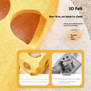 Interactive Cat Toy Maze Game Teasing Kitten Pet Puzzle with Bell Balls Funny Dig Hole Box Felt Tunnel Self-Entertaining Tool