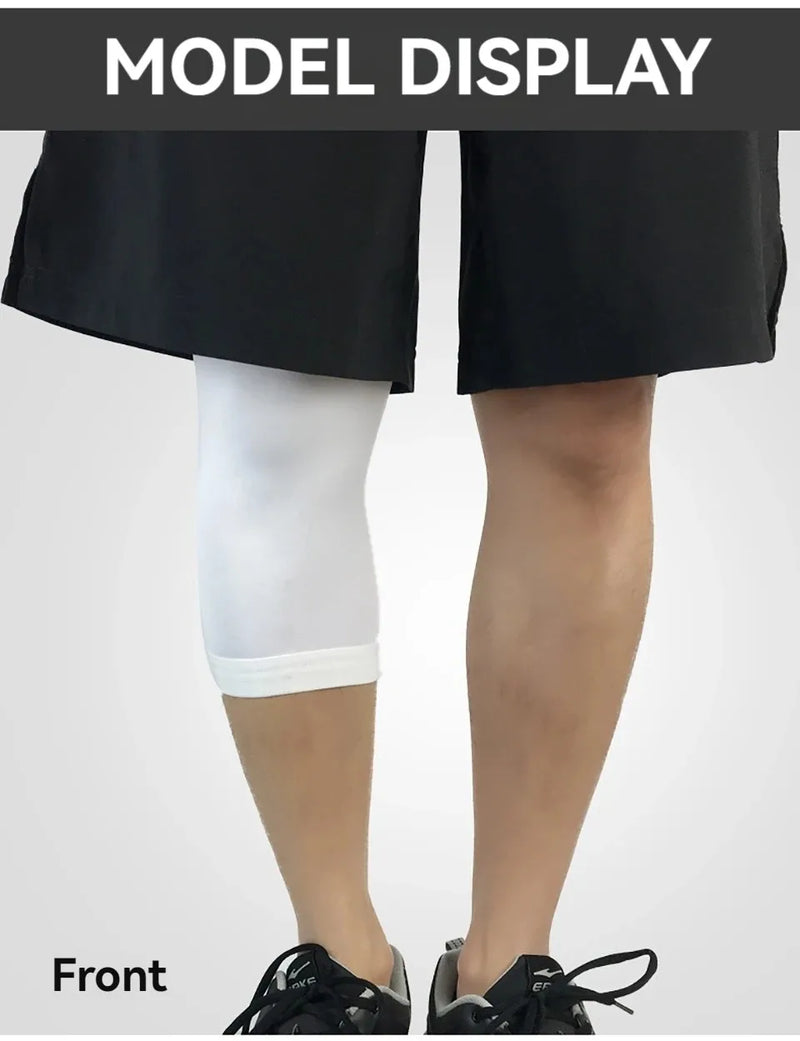 1Pcs Basketball Sports Knee Pads Unisex Elastic Knitted  Compression Leg Warmers for Outdoor Running Cycling Mountaineering