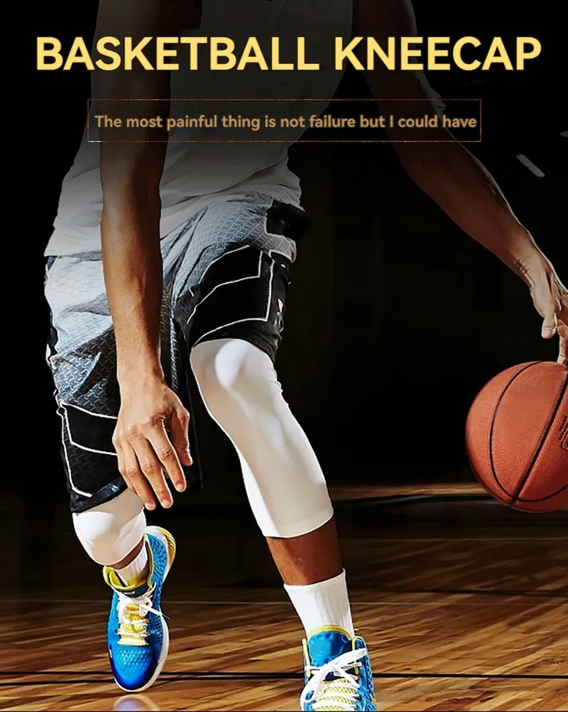 1Pcs Basketball Sports Knee Pads Unisex Elastic Knitted  Compression Leg Warmers for Outdoor Running Cycling Mountaineering