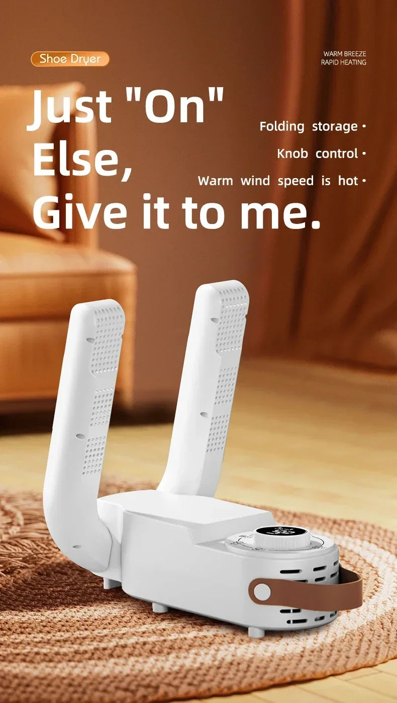 Q1 Intelligent Timer Shoe Dryer Adjustable Dryer Quick Drying Deodorizing Sterilizing Shoe Dryer Household Shoe Warmer Heater