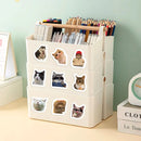 500PCs/Roll Cartoon Cat Stickers School Reward Stickers Classroom Decoration Encouragement Sticker for Student Teacher Gift