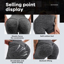 CZGUKE Women High Waist Workout Shorts Butt Lifting Tummy Control Ruched Booty Smile Yoga Short Pant