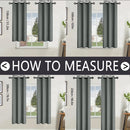 2pcs Modern 100% Blackout Curtain with Coated Lining, Curains for Bedroom, Living Room, Dining Room, Bathroom, Home Decor