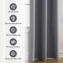 2pcs Modern 100% Blackout Curtain with Coated Lining, Curains for Bedroom, Living Room, Dining Room, Bathroom, Home Decor