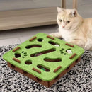 Interactive Cat Toy Maze Game Teasing Kitten Pet Puzzle with Bell Balls Funny Dig Hole Box Felt Tunnel Self-Entertaining Tool
