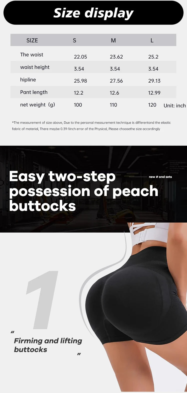 CZGUKE Women High Waist Workout Shorts Butt Lifting Tummy Control Ruched Booty Smile Yoga Short Pant