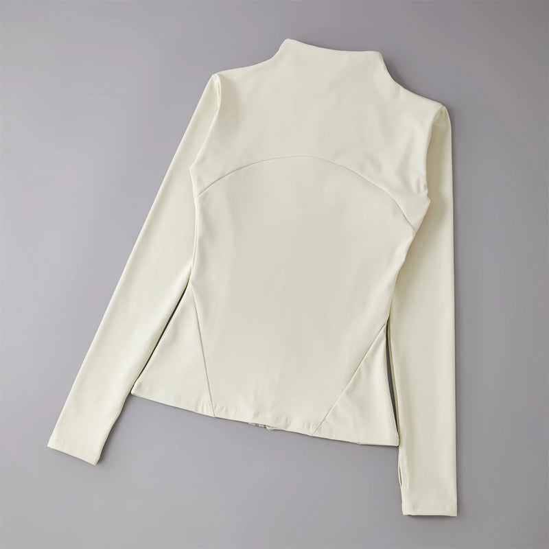 Yoga Clothes Windbreaker Sportswear Woman Running Long Sleeve Sweatshirt Sports Jackets Top Women Workout Tops Activewear