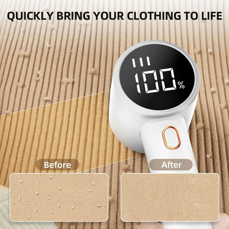 Electric Hair Ball Trimmer Household Clothes Shaver Rechargeable Portable LED Display Lint Remover for Clothing High-capacity